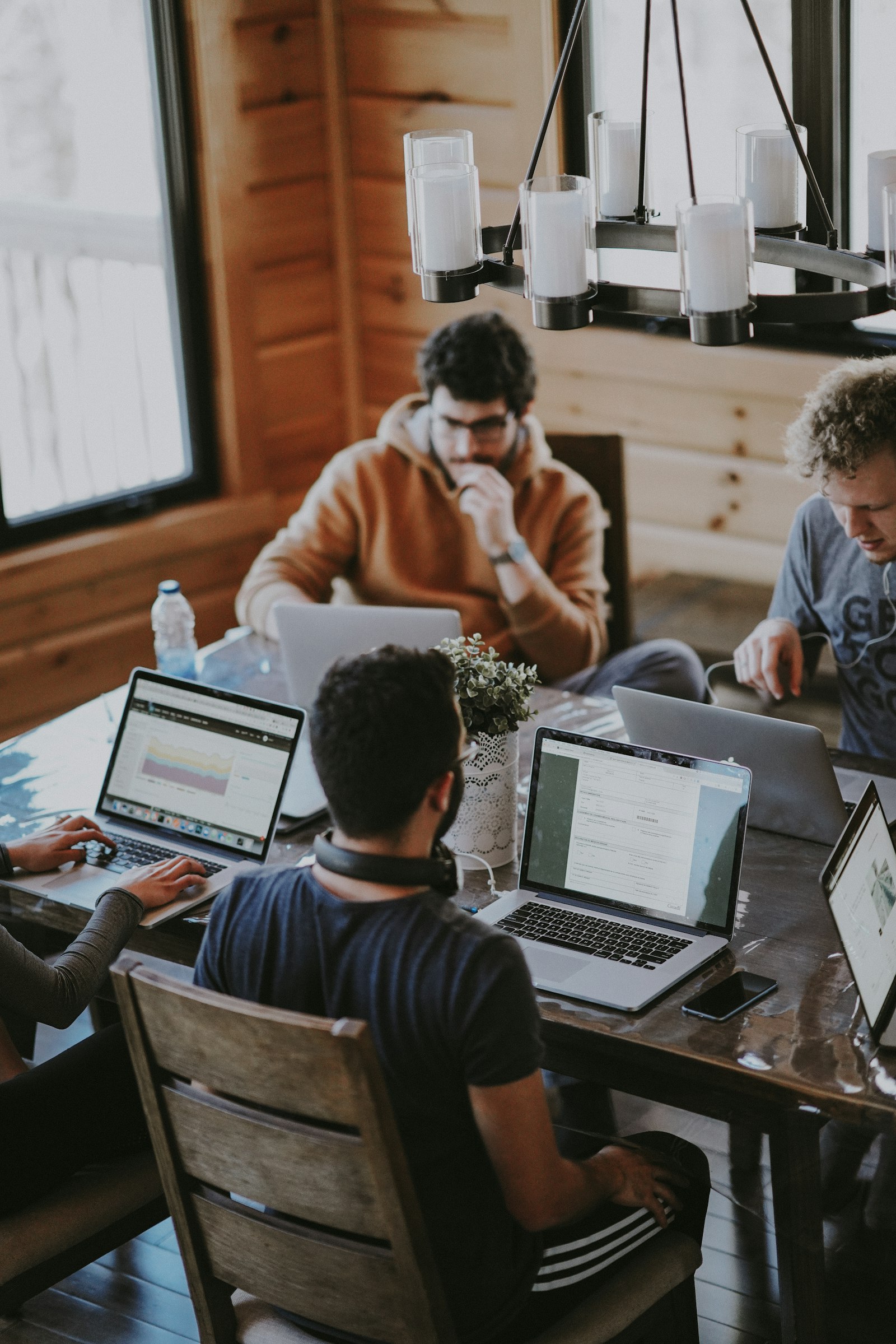 Échange professionnel en entretien